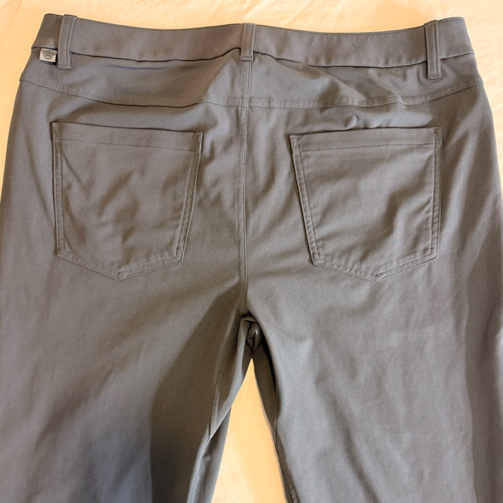 Lululemon ABC Slim-Fit 5 Pocket Pant 30L Warpstreme Gray Size 35 Men - Picture 7 of 10
